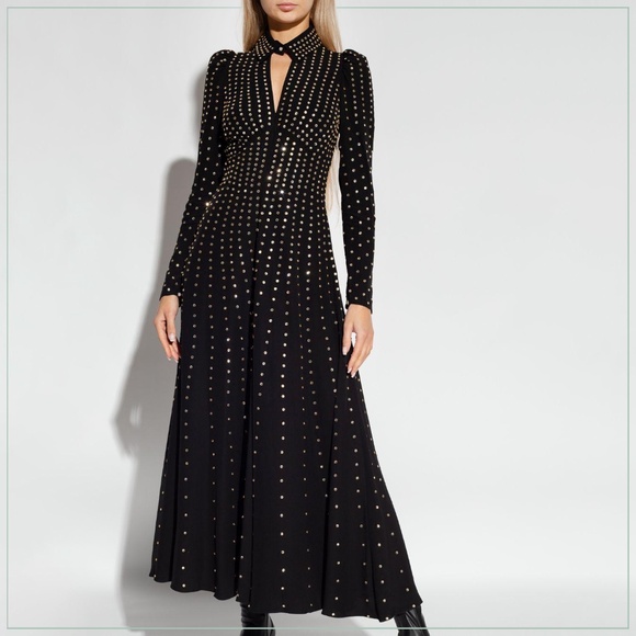 $3900 New Temperley London Crystal-Studded Dallas Runway Dress - Picture 8 of 16